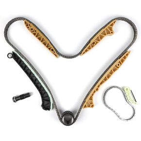 Timing Chain Kit 5.5L 4.7L 3.5L 3.0L Fit for C300 08-12 for C350 06-11 for E350 ML350 06-11 for GLK350 2010-2012 for G550/S400/GL450/SL550/C350/CLS550/GL550/ML450 Car Engine Repair Parts
