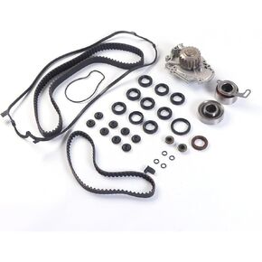 Timing Belt Kit Water Pump 2.3L Fit for Accord 1998-2002 for Oasis-auto 98-99 for CL 98-99, 2.2L for Odyssey 95-97 for Accord 93-97 for Prelude 94-96 for Oasis-auto 96-97 Car Engine Parts