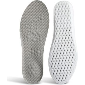 Shock Absorbing Memory Foam Insoles for Men & Women — Light Arch Support Shoe Inserts for Running, Walking, Standing All Day — Pain Relief & All-Day Comfort (New Launch 2025)
