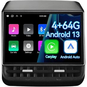 شاشة عرض خلفية 8.66 بوصة متوافقة مع Tesla Model 3 19-23 و Y19-24 ، 5G.Android 13 يدعم مشاهدة الأفلام عالية الدقة ، 4+64 جم ، 8 نواة ، ودعم تعديل المقعد وتكييف الهواء الخلفي