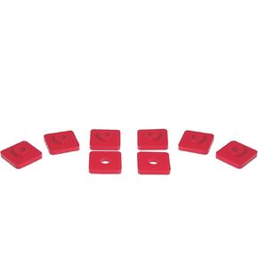 Prothane 26-49021 Red Front Cross Member Mount Kit
