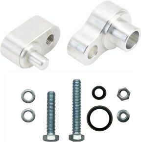 Rear AC Block Off Kit Compatible with 2007-2015 Chevy Traverse & GMC Acadia Enclave Outlook with Dual Bolts