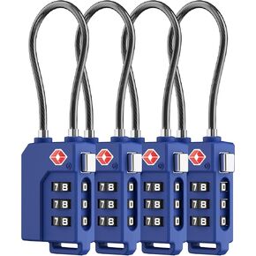 LUGGEX TSA Locks for Luggage, Suitcase Locks TSA Approved, Luggage Locks, Ease of Use & Durable