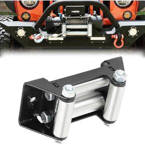 4-7/8" Winch Roller Fairlead for ATV/UTV Winches 4500 lbs or Less, Winch Accessories Suitable for Mounting Wire and Cable Rail Holders