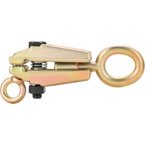 MYFULLY 5 Ton 2-Way Auto Body Repair Pull Clamp Heavy-Duty Self-Tightening Frame & Sheet Metal Repair Tool with Anti-Rust Grips Collision Repair Clamp for Top & Straight Pulling