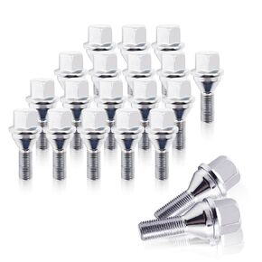 20Pcs M12-1.25 Wheel Lug Bolts/Wheel Studs for Jeep Compass 2018-2022 Cherokee Renegade 2014-2022 & Chrysler 200 2015-2017 & Dodge Dart 2013-2016 Replace# 6509933AA 611-005