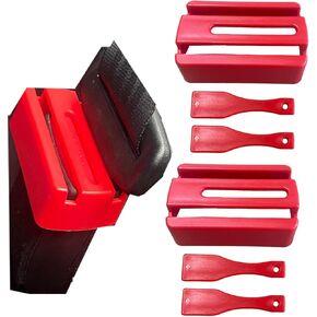 Seat Belt Buckle Guard Cover 2 Pack & 4 Release Keys | Universal Fit, Prevents Kids & Disabled Passengers Unbuckling Seat Belts (2x Red Buckle Guards) Sea Belt Lock