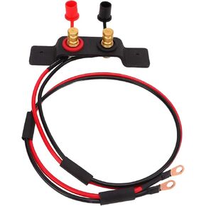 Battery Terminal Relocation Kit 1.2m Cable Charging Jump Post Replacement UTV ATV Boat Tractor