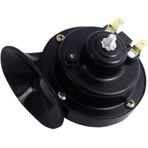 Universal 12V 48V 60V Snail Horn Siren Horn Hornproof Air Horn for Motorcycle Auto Car Scooter Connect the Phone لتشغيل الموسيقى. (48 فولت)