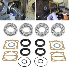 for Volkswagen VW Type 1 Rear IRS Wheel Bearing Kit Swing Axles Bearing Seal & Gaskets Kit fits Vw Bug, Karmann GHIA, Type 3 Squareback, Super Beetle