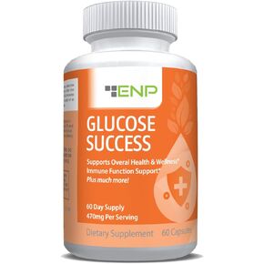 ENP النجاح في الجلوكوز | مع القرفة ، gymnema sylvestre ، والبطيخ المرير ، 60ct