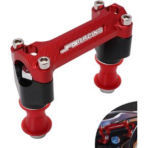 JFG RACING RAPT BIKE HAINDBAR RISERS ، مقابض مقبض مقابض CNC CNC CR125 00-07/CR250 00-07/CRF450R CRF450X 02-25/CRF250R CRF250X 07-18- الأحمر