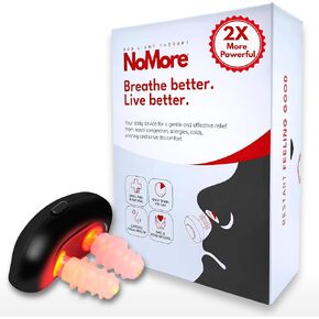 Red Light Therapy for Nose – LED Nasal Device for Dry Nose & Sinus Comfort, NoMore Colds, USB-Rechargeable Light Therapy