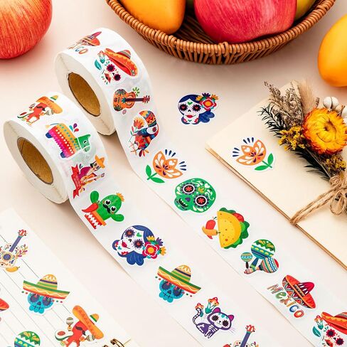 1200Pcs Jesus Loves You Stickers, 16 Colors Christian Religious Sticker Rolls, Jesus Loves You Decal Stickers for Kids Party Supplies(2 Rolls) in Kuwait