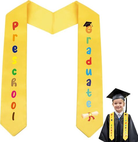 Diueoly Kindergarten Preschool Graduation Sash Graduation Stole Class of 2025 Unisex Kindergarten Preschool Graduation Gifts in Saudi Arabia