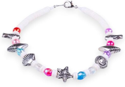 BlueRica Seashell Anklet with Sealife Charm - Handcrafted Beachy Jewelry in Saudi Arabia