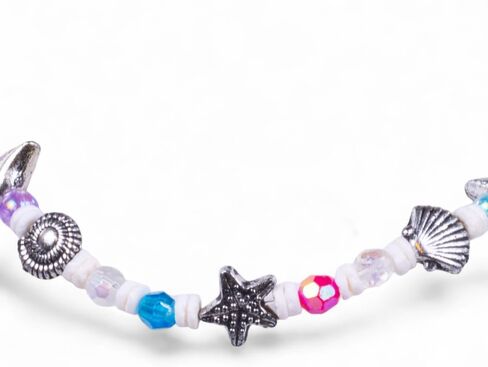 BlueRica Seashell Anklet with Sealife Charm - Handcrafted Beachy Jewelry in Saudi Arabia