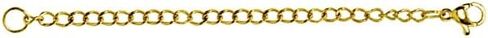 B. BRILLIANT Extender for Necklace Pendant Chain Anklet Bracelet, Stainless Steel Size and Color Options in Kuwait