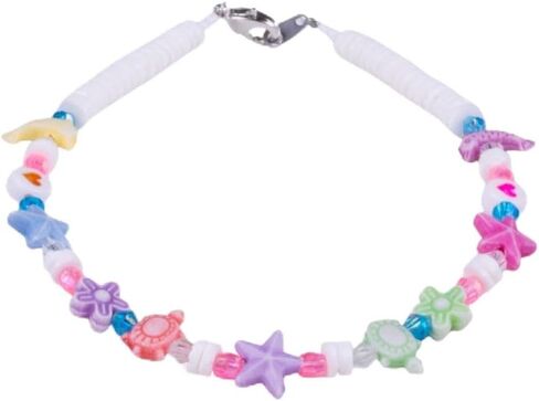 BlueRica Seashell Anklet with Sealife Charm - Handcrafted Beachy Jewelry in Saudi Arabia