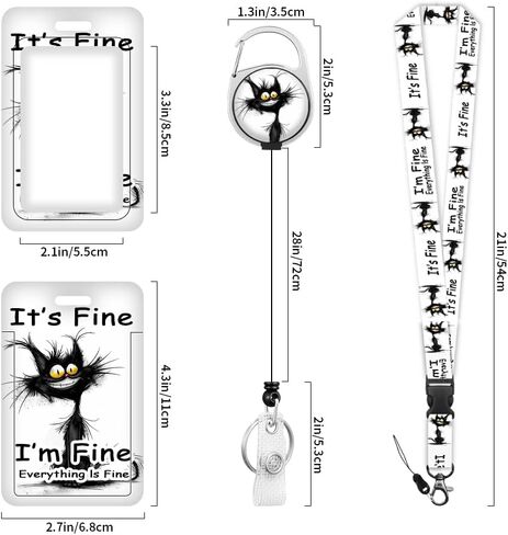 Lanyards for ID Badge Holder for Women Cute, Teacher Lanyard with ID Holder Clip,Retractable Keychain Badge Reel Heavy Duty, Teacher Nurse Work Office Gifts (#11:Sunflower) in Saudi Arabia
