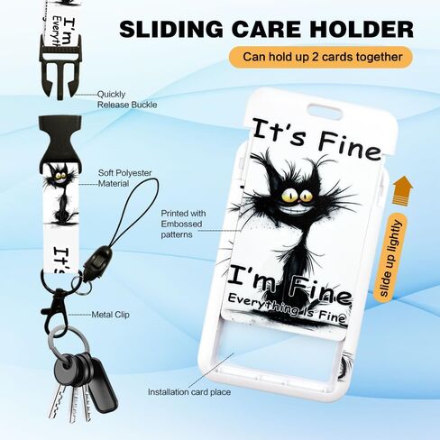 Lanyards for ID Badge Holder for Women Cute, Teacher Lanyard with ID Holder Clip,Retractable Keychain Badge Reel Heavy Duty, Teacher Nurse Work Office Gifts (#11:Sunflower) in Saudi Arabia