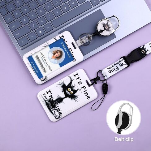 Lanyards for ID Badge Holder for Women Cute, Teacher Lanyard with ID Holder Clip,Retractable Keychain Badge Reel Heavy Duty, Teacher Nurse Work Office Gifts (#11:Sunflower) in Saudi Arabia