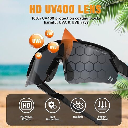 نظارات شمسية للأطفال الرياضة شباب بيسبول شمس نظارات ركوب الدراجات في الدراجات في الفتيات الفتيات الذين تتراوح أعمارهم بين 7-14 in Kuwait