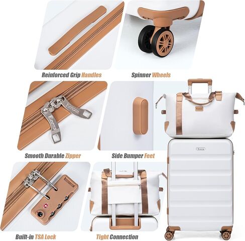 Luggage Sets 5 Piece, Suitcases with Wheels,ABS Hard Case Luggage with TSA Lock Spinner Wheels,Carry On Luggage Set (20/24/28 Inch) in Saudi Arabia