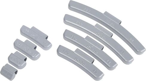 MC-Series Zinc Clip on Wheel Weights Assortment,Precise Tolerances,0.25OZ/0.5OZ/0.75OZ/1.0OZ, 15PCS/Style, 1.25OZ/1.5OZ/2OZ/2.5OZ, 5PCS/Style, Total 80Pcs in Saudi Arabia