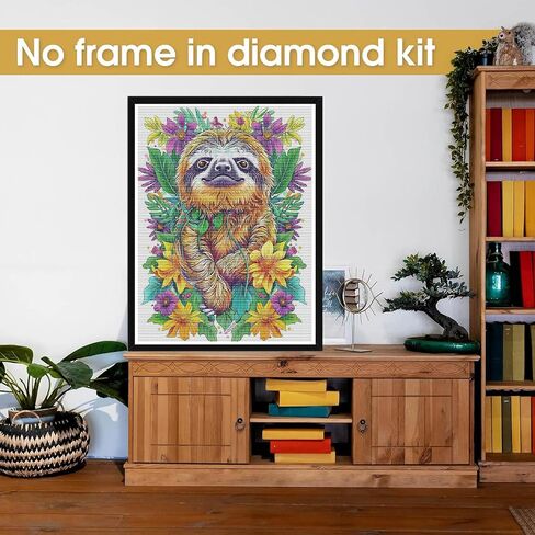 Bimkole 5D Diamond Art Kits for Adults Lion in Toilet, Full Drill DIY Rhinestone Embroidery Set Paint with Diamonds Art Animal by Number Kits Cross Stitch Home Wall Craft Decor 12x16 Inch in Saudi Arabia