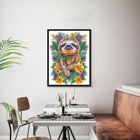 Bimkole 5D Diamond Art Kits for Adults Lion in Toilet, Full Drill DIY Rhinestone Embroidery Set Paint with Diamonds Art Animal by Number Kits Cross Stitch Home Wall Craft Decor 12x16 Inch in Saudi Arabia
