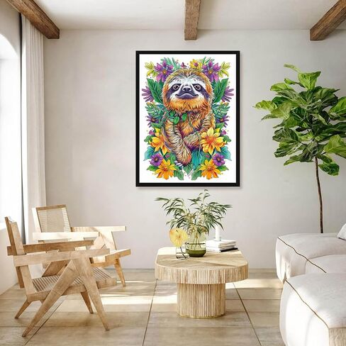 Bimkole 5D Diamond Art Kits for Adults Lion in Toilet, Full Drill DIY Rhinestone Embroidery Set Paint with Diamonds Art Animal by Number Kits Cross Stitch Home Wall Craft Decor 12x16 Inch in Saudi Arabia