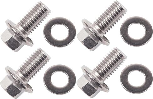 90080-11373 البراغي لوحة التزلج متوافقة مع Toyota 4runner Tacoma FJ Cruiser Tundra Sequoia Land Cruiser 304 Stainless Steel Hex 6 Pack in Kuwait