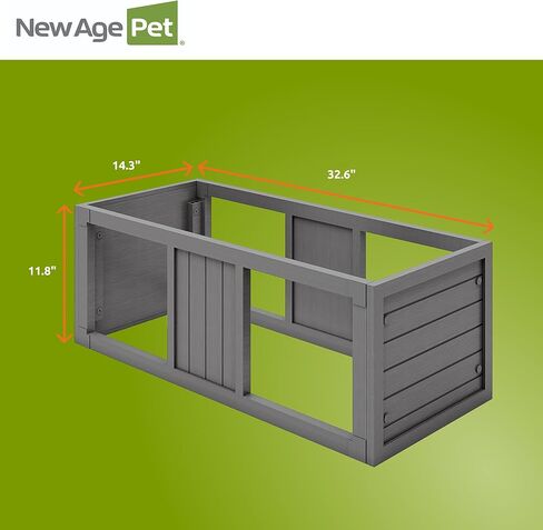 New Age Pet® مكدس موهافي رمادي كبير لموائل الزواحف | ضمان محدود من الشركة المصنعة لمدة 10 سنوات | تصميم قابل للتكديس، يستوعب إعدادات الإضاءة in Saudi Arabia