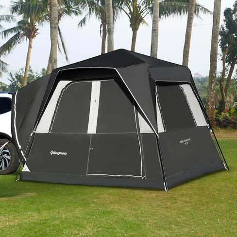 KingCamp SUV Tent, Instant 6-8 Person Waterproof & Windproof Tailgate Car Camping Tent with Movie Screen for Family Camping & Outdoor Adventures in Kuwait