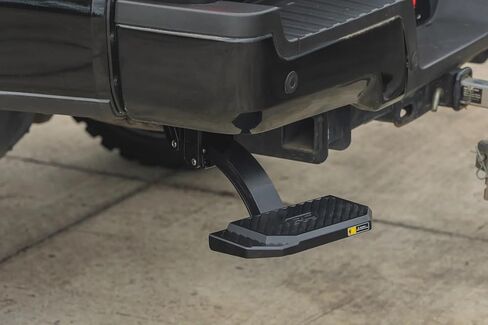 Rough Country Retractable Bed Step for Ford F-250/F-350 Super Duty (2017-2022) - Manual Pull Tailgate Step, Non-Slip Truck Step in Saudi Arabia