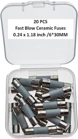 F7A, 7A, F7A Fuse, F7A250V, F7A250V Fuses, F7A250V, F7A250V Fuse, 7A Fuses, 7A Fuse, 7A250V, 7A250V Fuse, 7A250V Fuses, 7Amp 250v Fuse, F7Amp250V, Fast Blow Ceramic Fuses 5 * 20MM (20 pcs) in Saudi Arabia