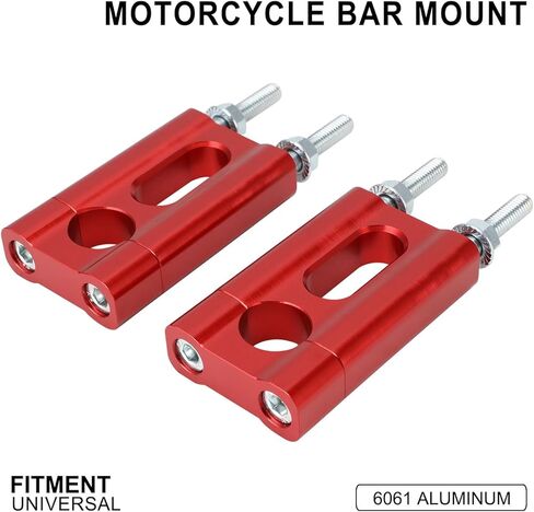 Handlebar Risers 22mm 7/8" Handle Bar Mount Clamp Risers for BTX200 MX650 MBX11 SSR 125 CRF110 XR Tao Tao DB100 Mega Moto 80 105 Universal Motorcycle ATV Pit Dirt Bike Redx in Kuwait