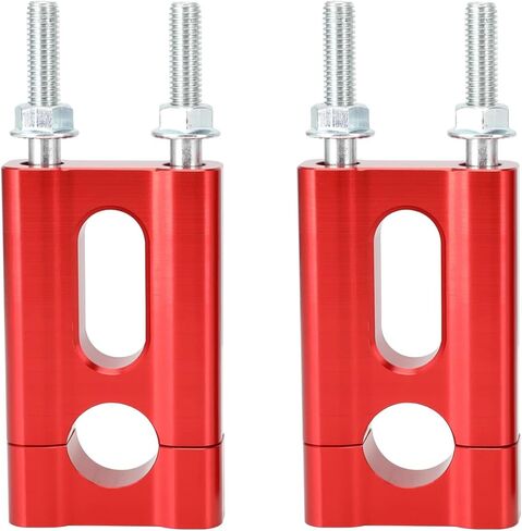 Handlebar Risers 22mm 7/8" Handle Bar Mount Clamp Risers for BTX200 MX650 MBX11 SSR 125 CRF110 XR Tao Tao DB100 Mega Moto 80 105 Universal Motorcycle ATV Pit Dirt Bike Redx in Kuwait