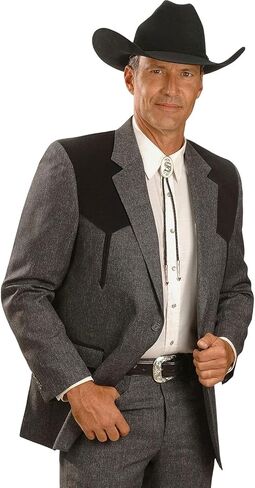 Circle S Men's Boise Western Suit Coat Short, Reg, Tall - Qrcc29 91 41 in Saudi Arabia