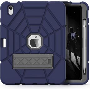 Grifobes Kids Case for iPad 10th Generation Case, for 2022 10.9 inch iPad 10 th Generation Case with Pencil Holder & Stand, Heavy Duty Shockproof Rugged 10.9" 10 Gen Cover for Kids Boy Children
