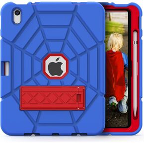Grifobes Kids Case for iPad 10th Generation Case, for 2022 10.9 inch iPad 10 th Generation Case with Pencil Holder & Stand, Heavy Duty Shockproof Rugged 10.9" 10 Gen Cover for Kids Boy Children