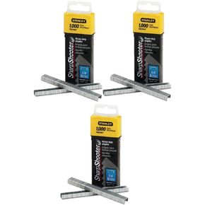 Stanley TRA704T 1/4-Inch Heavy Duty Staples, Pack of 1000
