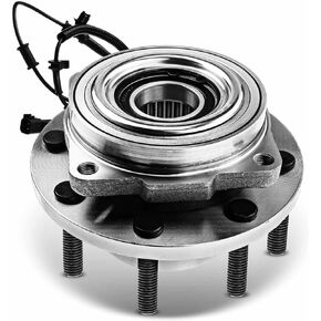 محمل العجلة الأمامية الممتازة ومجموعة المحور مع ABS و8 عروة متوافقة مع Ford F-350 Super Duty 2017-2022، مع DRW، استبدال # 515182