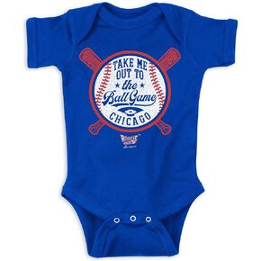 Take Me Out to The Ball Game Baby Apparel for Baseball Fans (NB-18M)