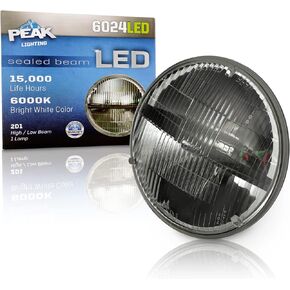 PEAK H6024 Sealed Beam 6000K LED Headlight