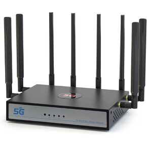 UOTEK 5G SIM Card Router CPE, WiFi 6 Router 5G Modem Dual Band NSA SA with SIM Card Slot for Smarthome Office Indoor High Speeed Wireless Router