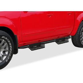 خطوات جانبية من الفولاذ المقاوم للصدأ APS للجيب متوافقة مع Nissan Frontier 2005-2024 Crew Cab