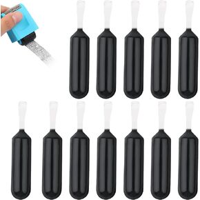 12 PCS Ink Refills for Identity Theft Protection Roller Stamps, Black Replacement Rolling Refill Ink for Confidential Roller Stamp Anti Theft Privacy and Security Stamp Hide Information