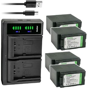بطارية Kastar 1-Pack CGA-D54 وشاحن USB LTD2 بديل لباناسونيك AG-DVX100، AG-DVX100B AG-DVX100BE AG-DVX100BP، AG-DVX100E، AG-DVX102 AG-DVX102A AG-DVX102B، AG-HPX170، AG-HPX171 آلة تصوير in Saudi Arabia
